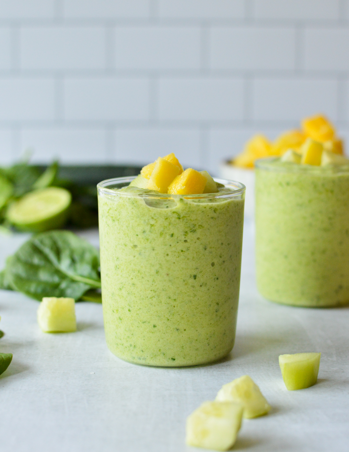 spinach cucumber smoothie.