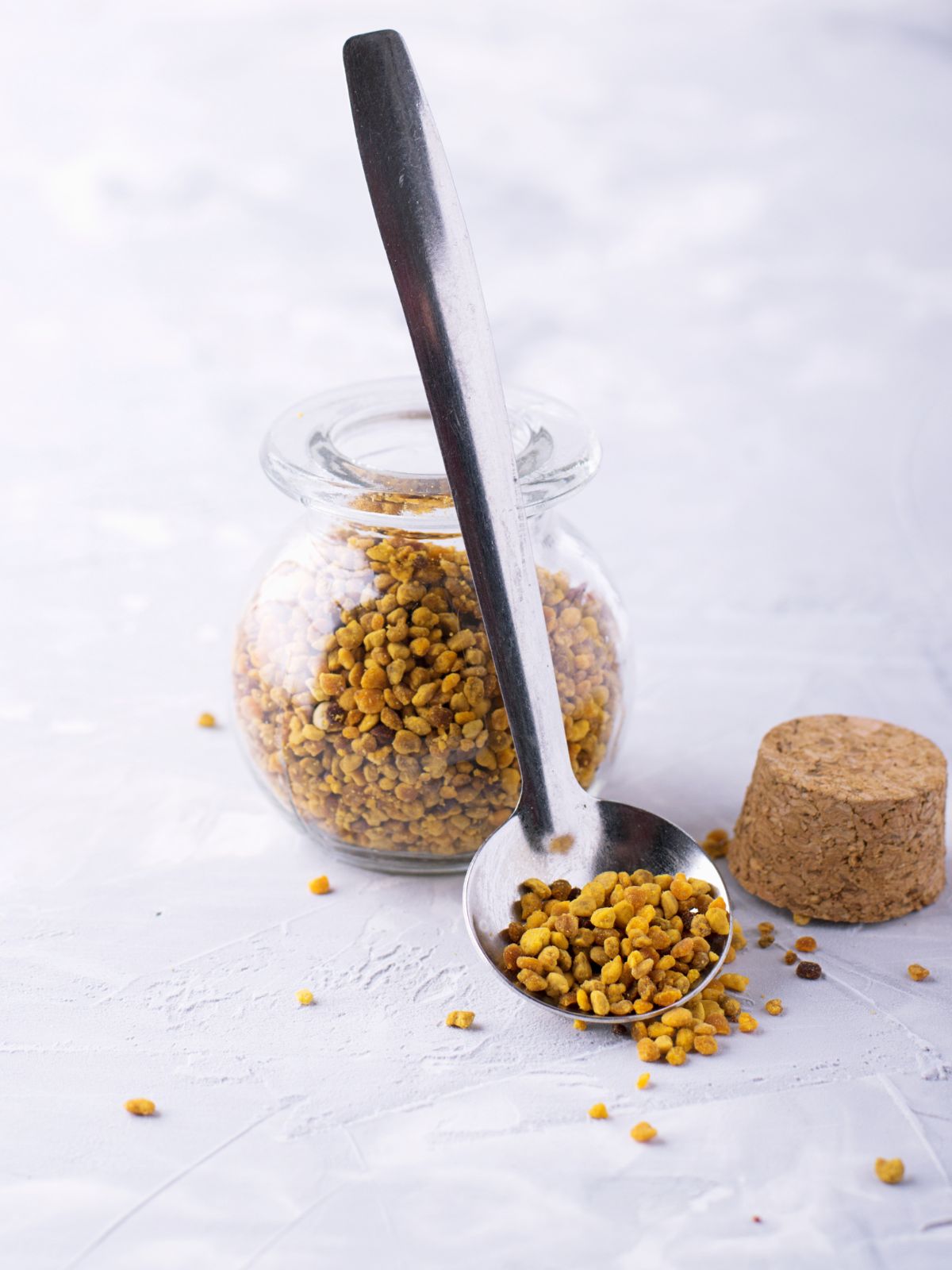 spoonful of bee pollen.