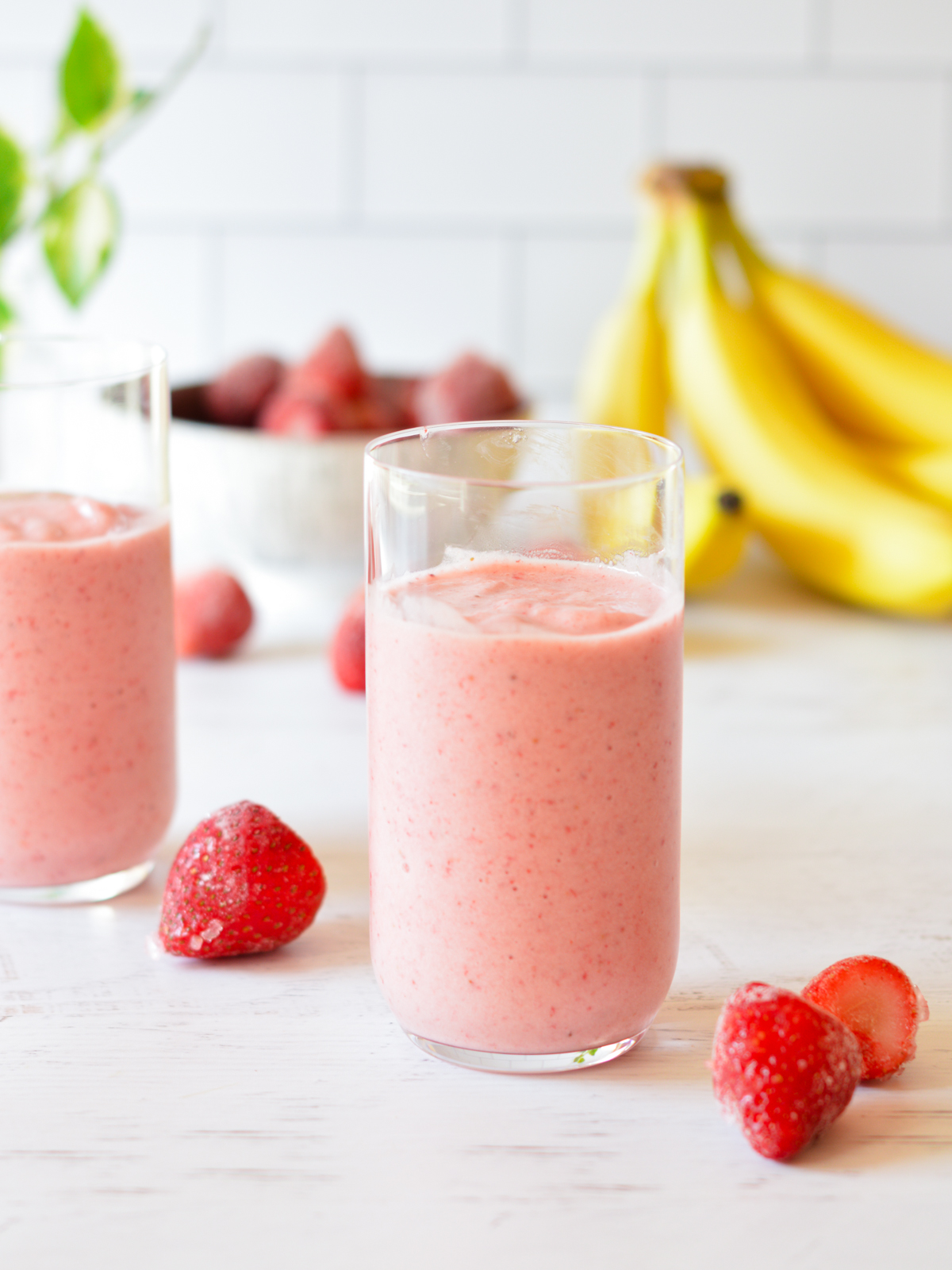 strawberry banana smoothie