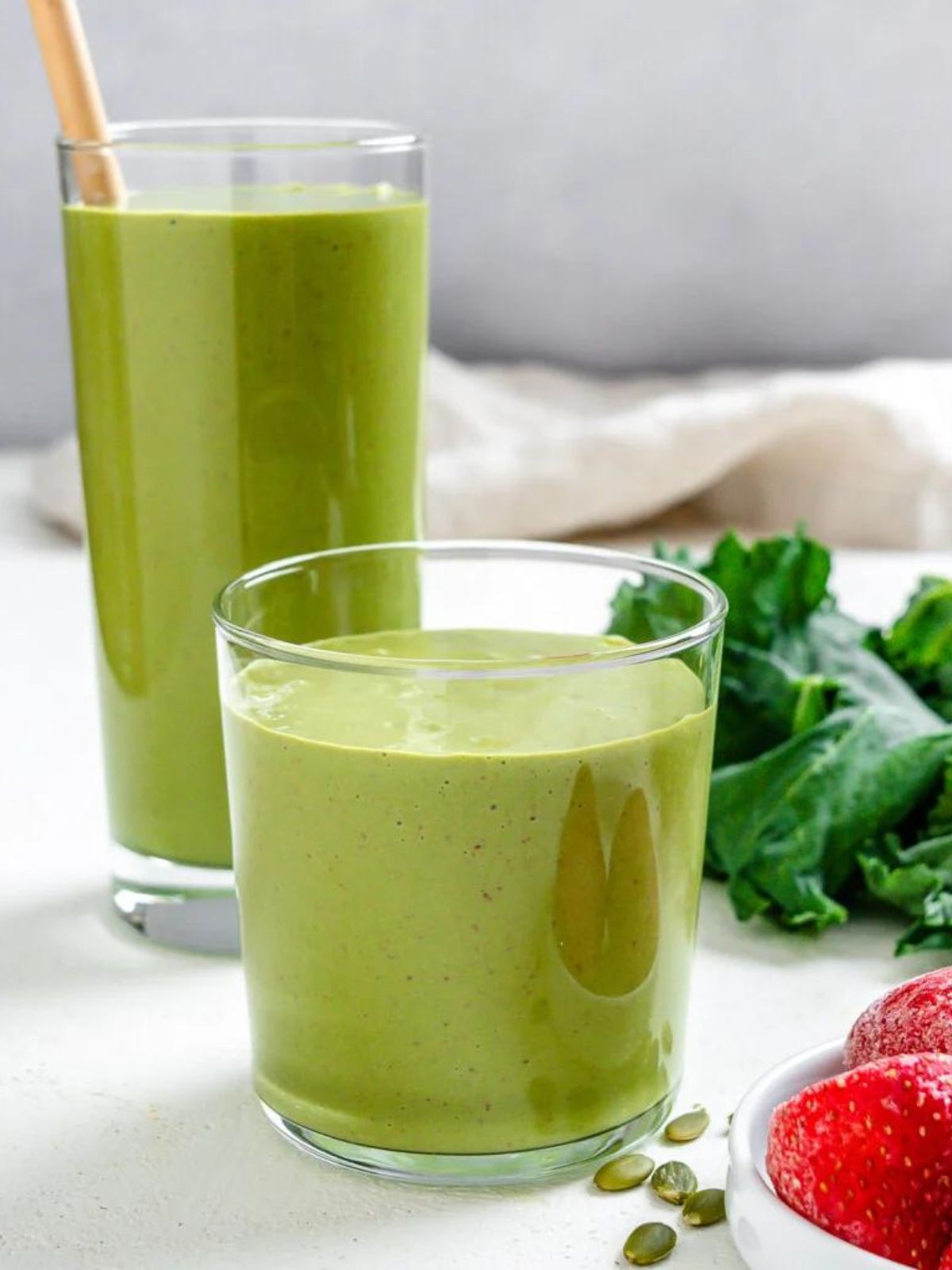 strawberry kale smoothie